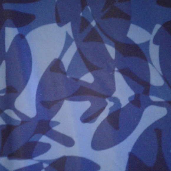 - Mens XXL polo golf shirt BEN HOGAN brand courful hawaiian print abstract camo - Picture 9 of 10